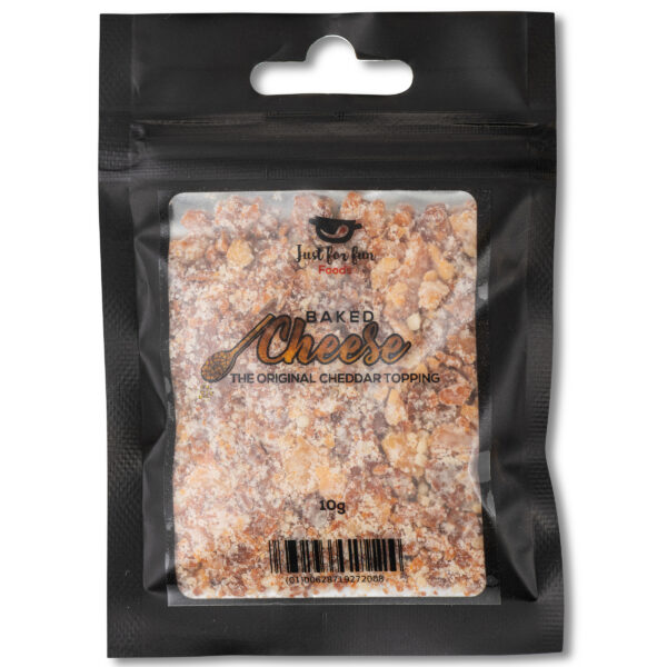 Baked Cheese - the Original Cheddar Topping - 10g Zip Top Pouch (1-2 servings)