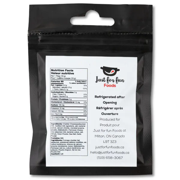Baked Cheese - Cheddar Topping - Single Serving 10g - Sample