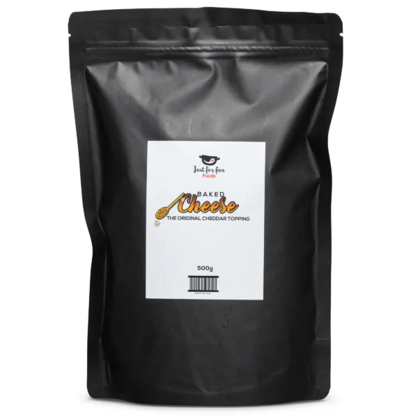 Baked Cheese - the Original Cheddar Topping - Zip Top Pouch/500g Bulk (50-100 servings)
